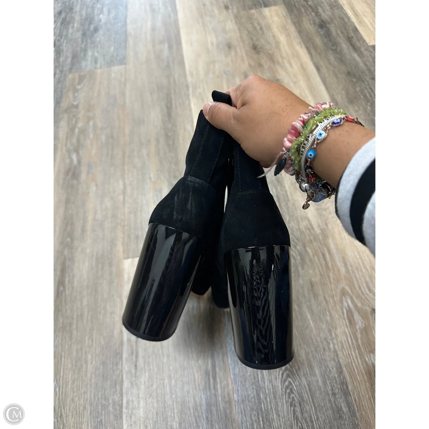 Boots Ankle Heels By Vince Camuto In Black, Size: 8