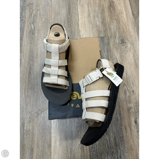 Sandals Flats By Teva In Cream, Size: 10