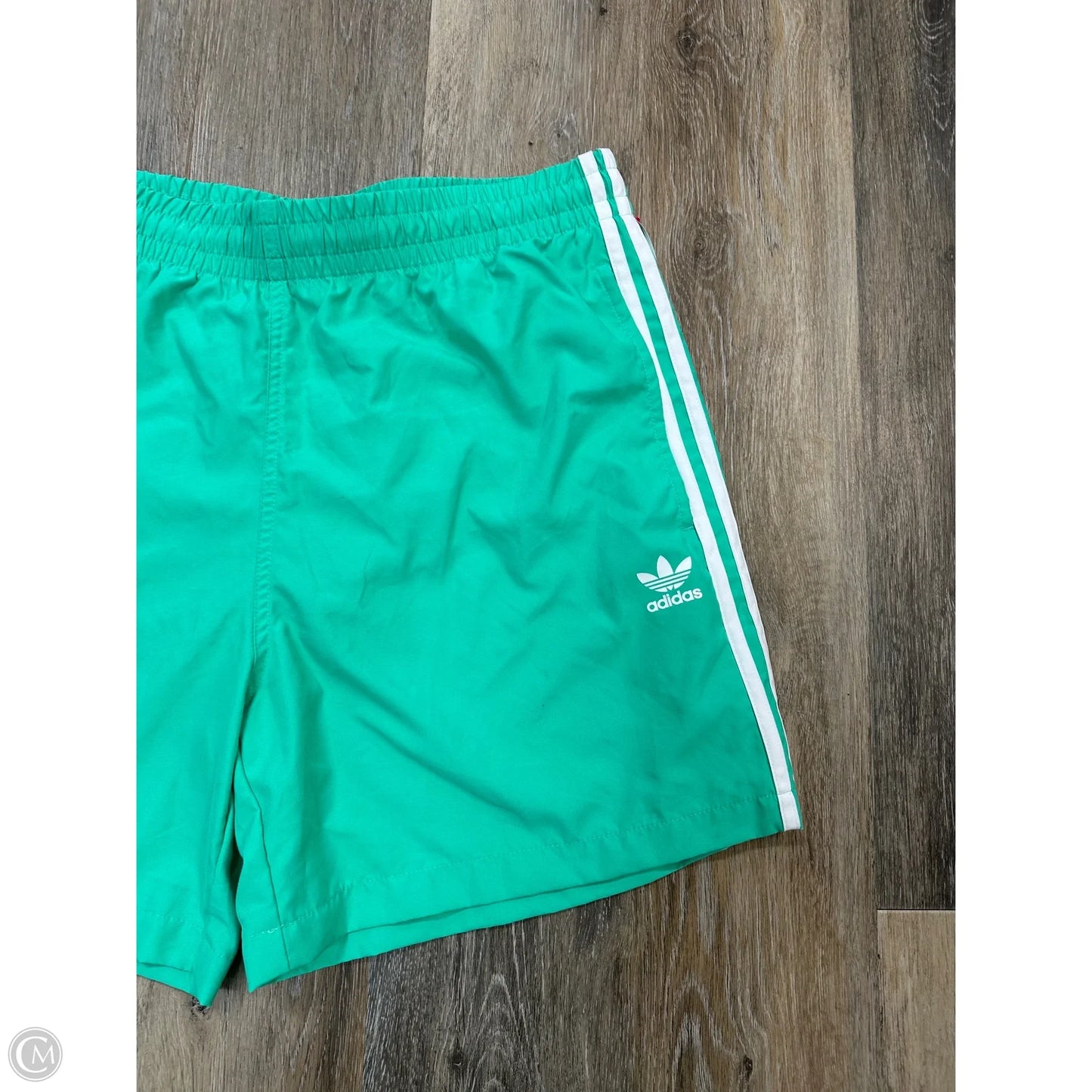 Athletic Shorts By Adidas In Green, Size: Xl