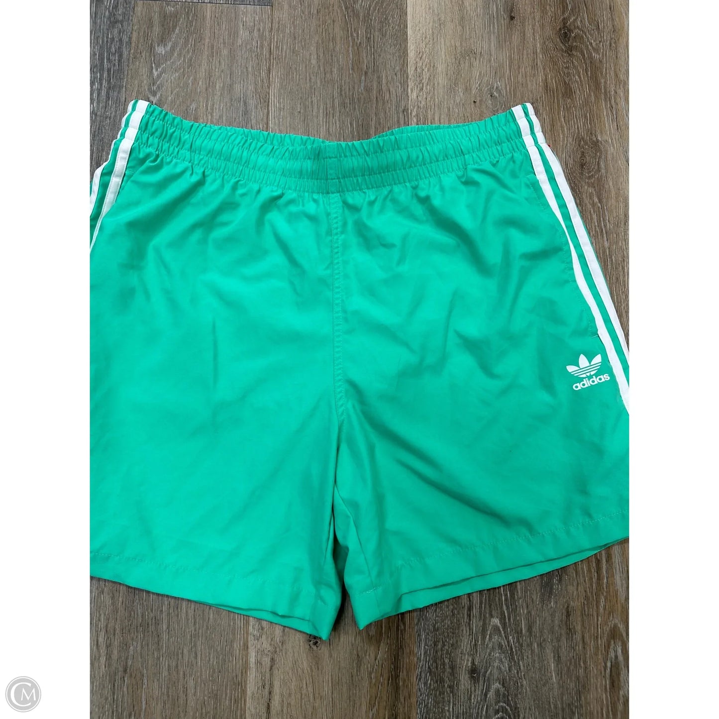 Athletic Shorts By Adidas In Green, Size: Xl