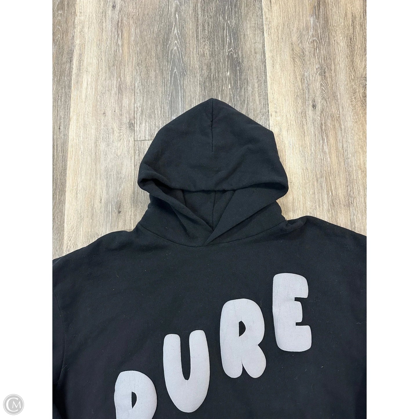 Athletic Sweatshirt Hoodie By Purely Legend In Black, Size: Xxl