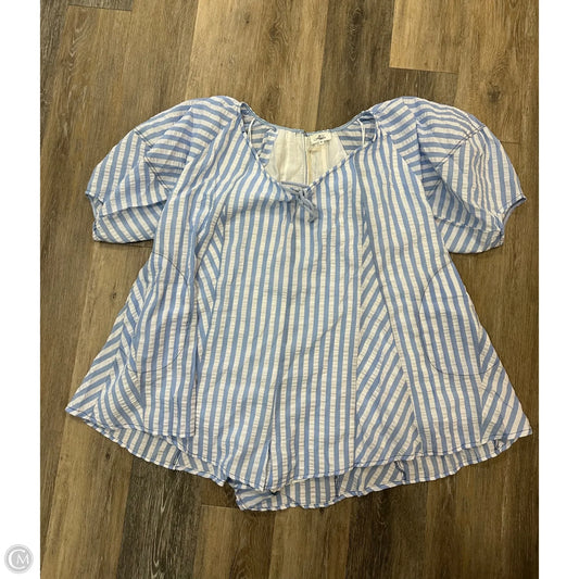 Romper By Able In Striped Pattern, Size: L