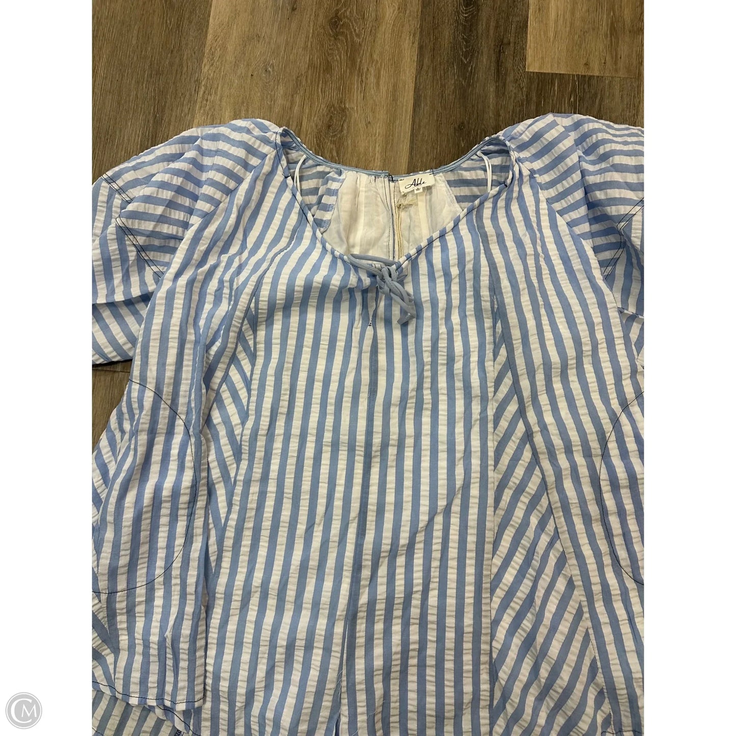 Romper By Able In Striped Pattern, Size: L