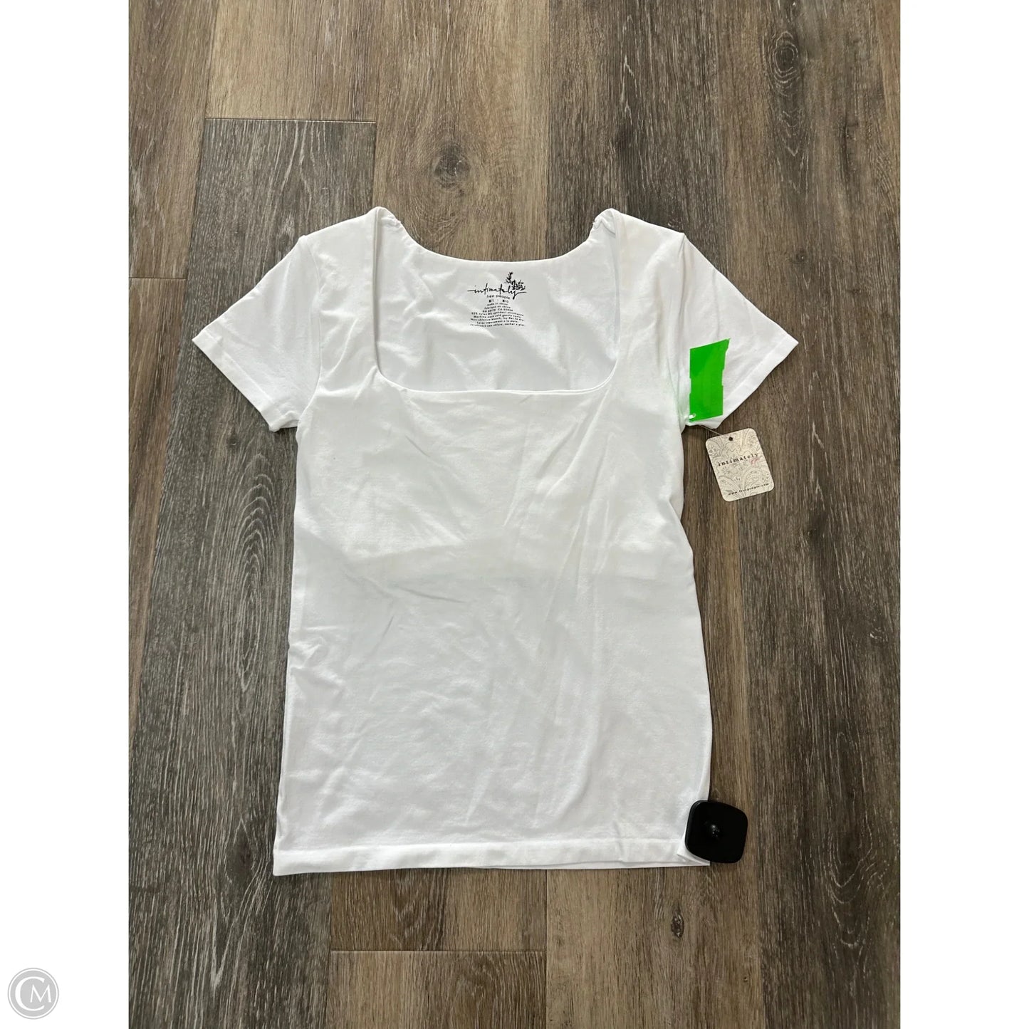 Top Short Sleeve By Free People In White, Size: M