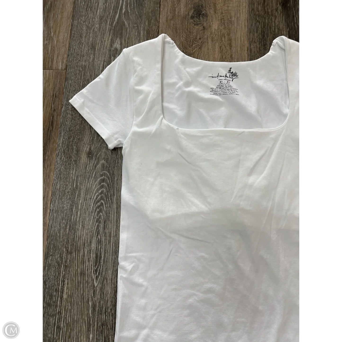 Top Short Sleeve By Free People In White, Size: M