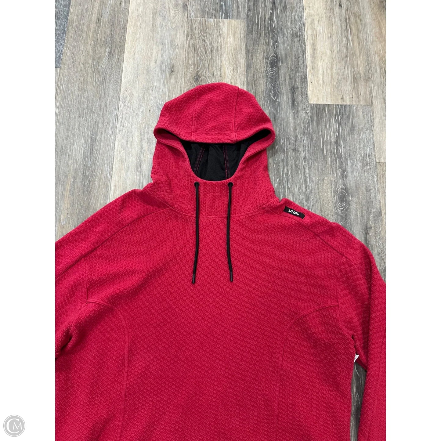 Athletic Sweatshirt Hoodie By Unrl In Red, Size: 2x