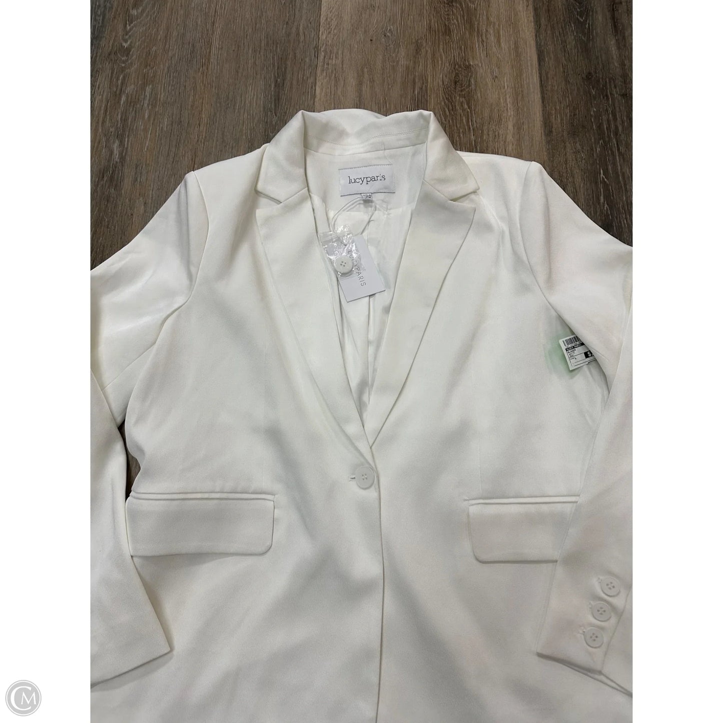 Blazer By Lucy Paris In White, Size: L