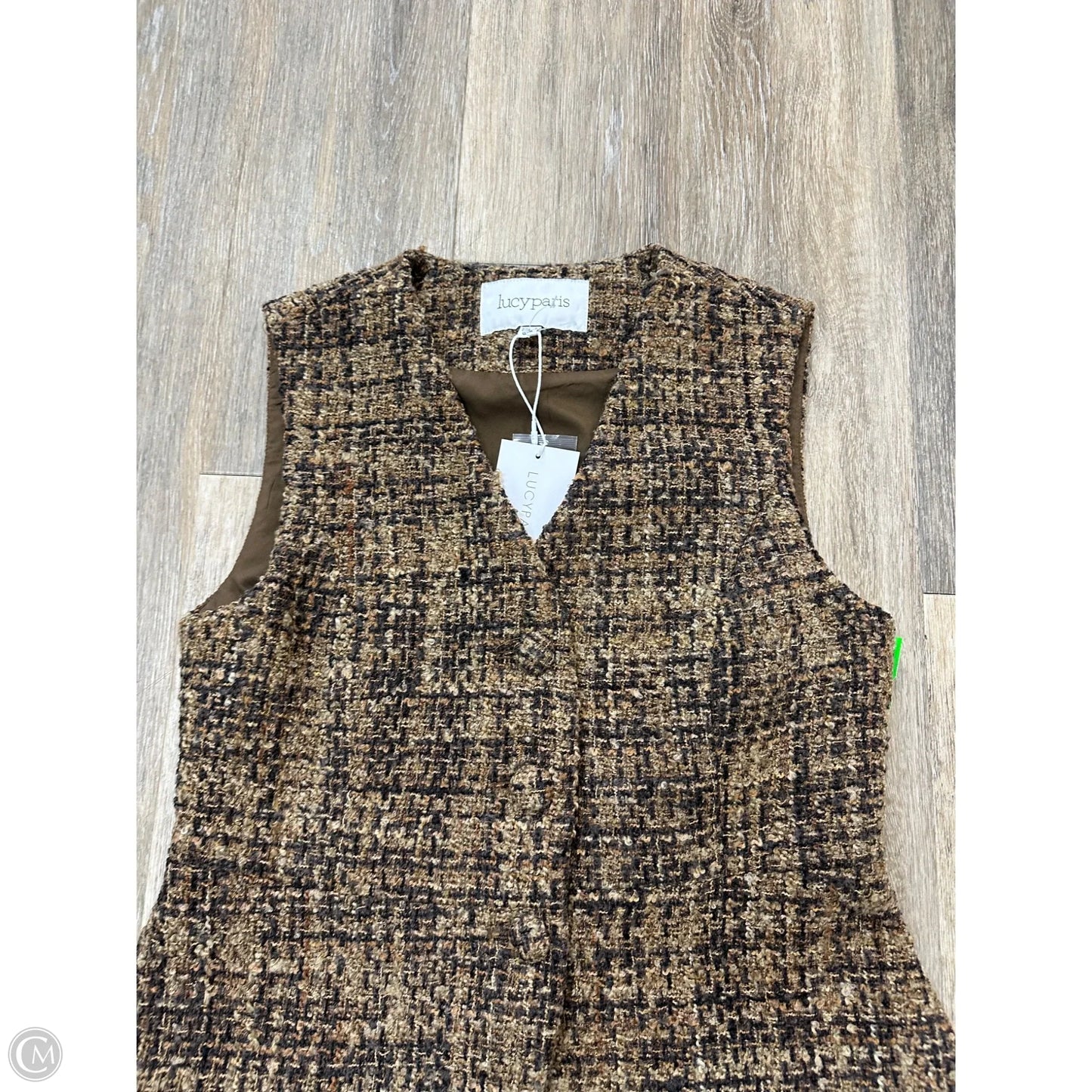 Vest Other By Lucy Paris In Brown, Size: S