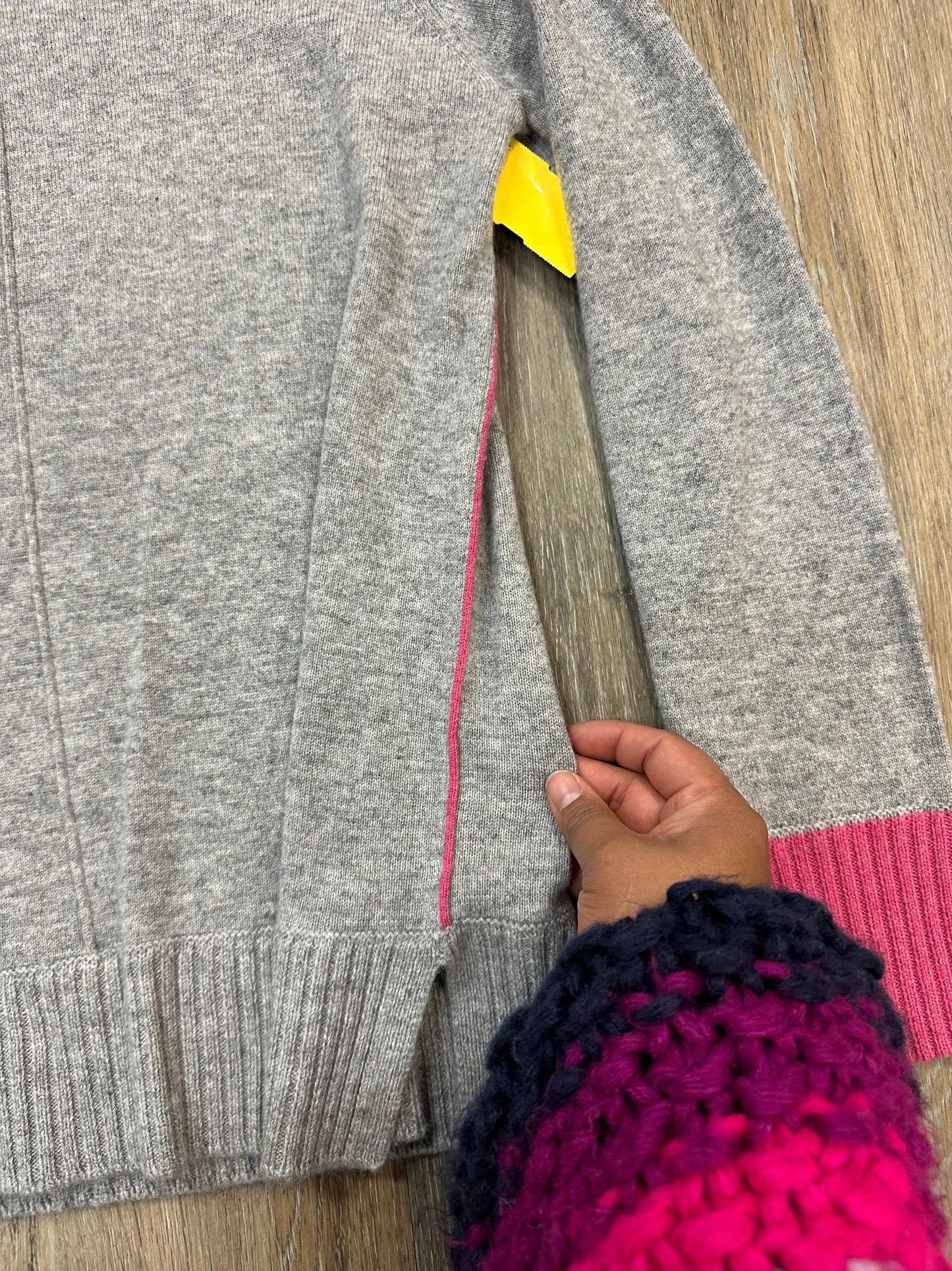 Sweater Cashmere By Cmb In Grey, Size: S