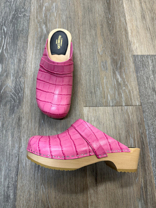 Shoes Heels Block By Hasbeens In Pink, Size: 6