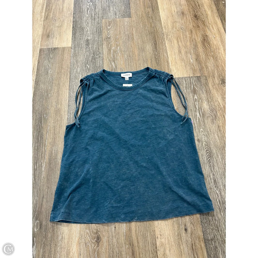 Top Sleeveless By Evereve In Blue, Size: L
