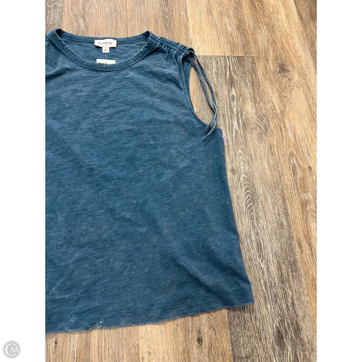 Top Sleeveless By Evereve In Blue, Size: L