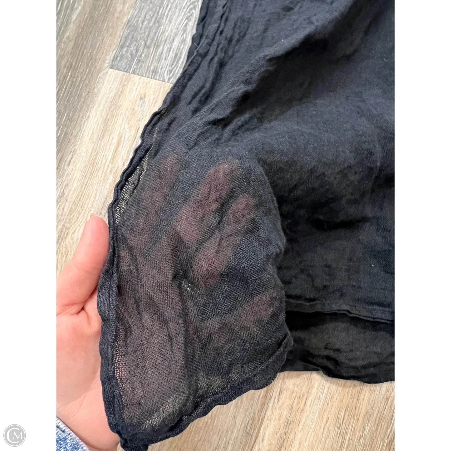 Swimwear Cover-up By Eileen Fisher In Black, Size: S/M