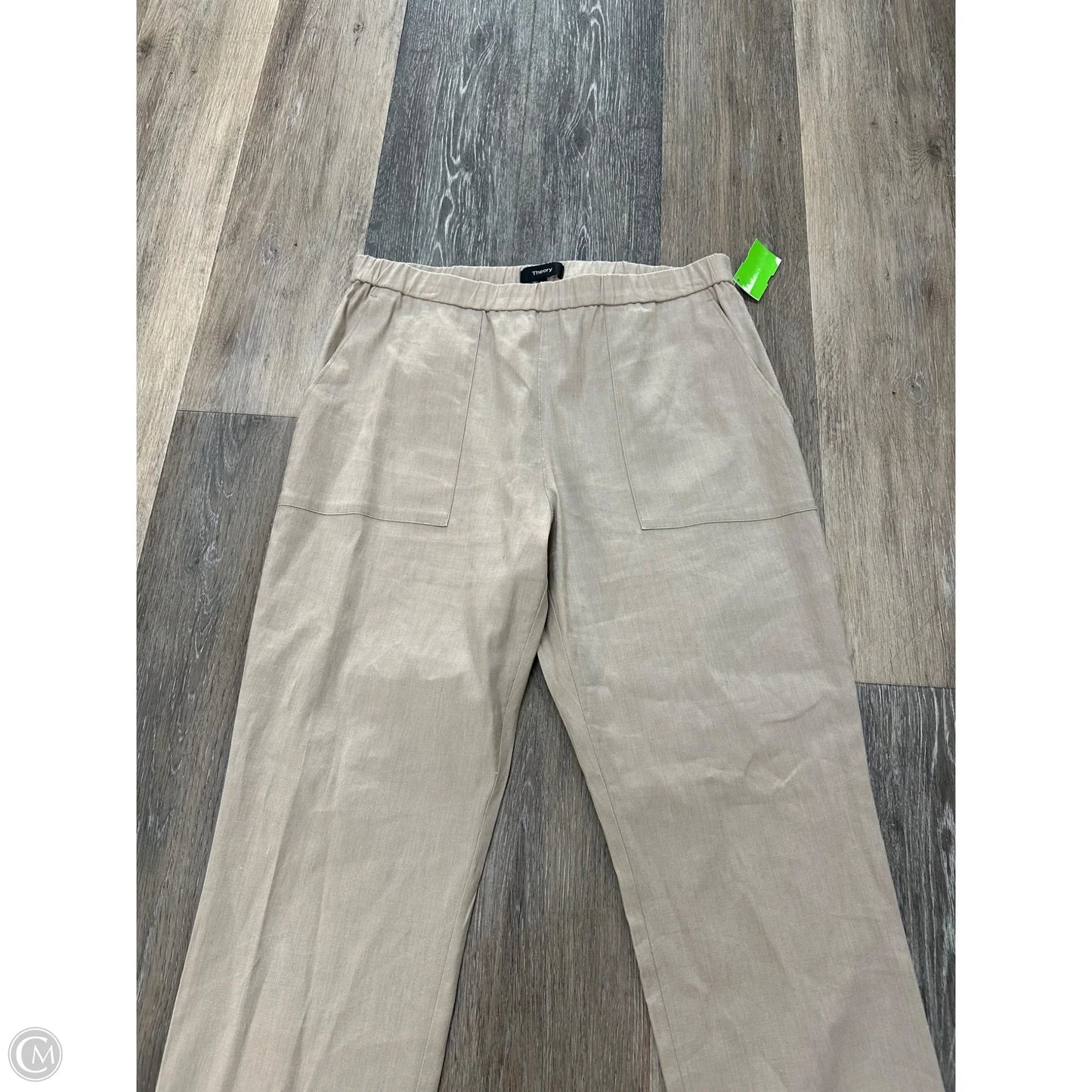 Pants Linen By Theory In Tan, Size: 6