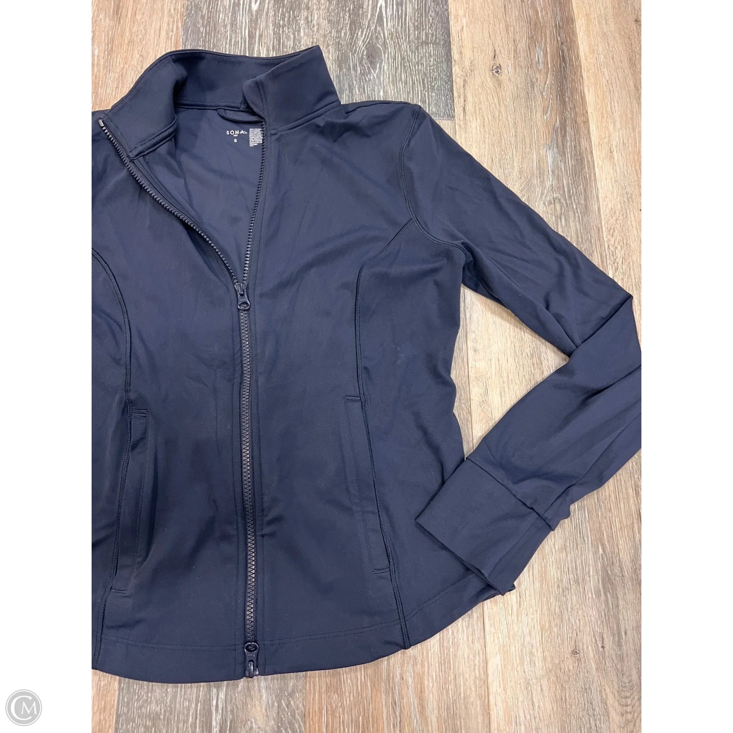 Athletic Jacket By Soma In Blue, Size: S