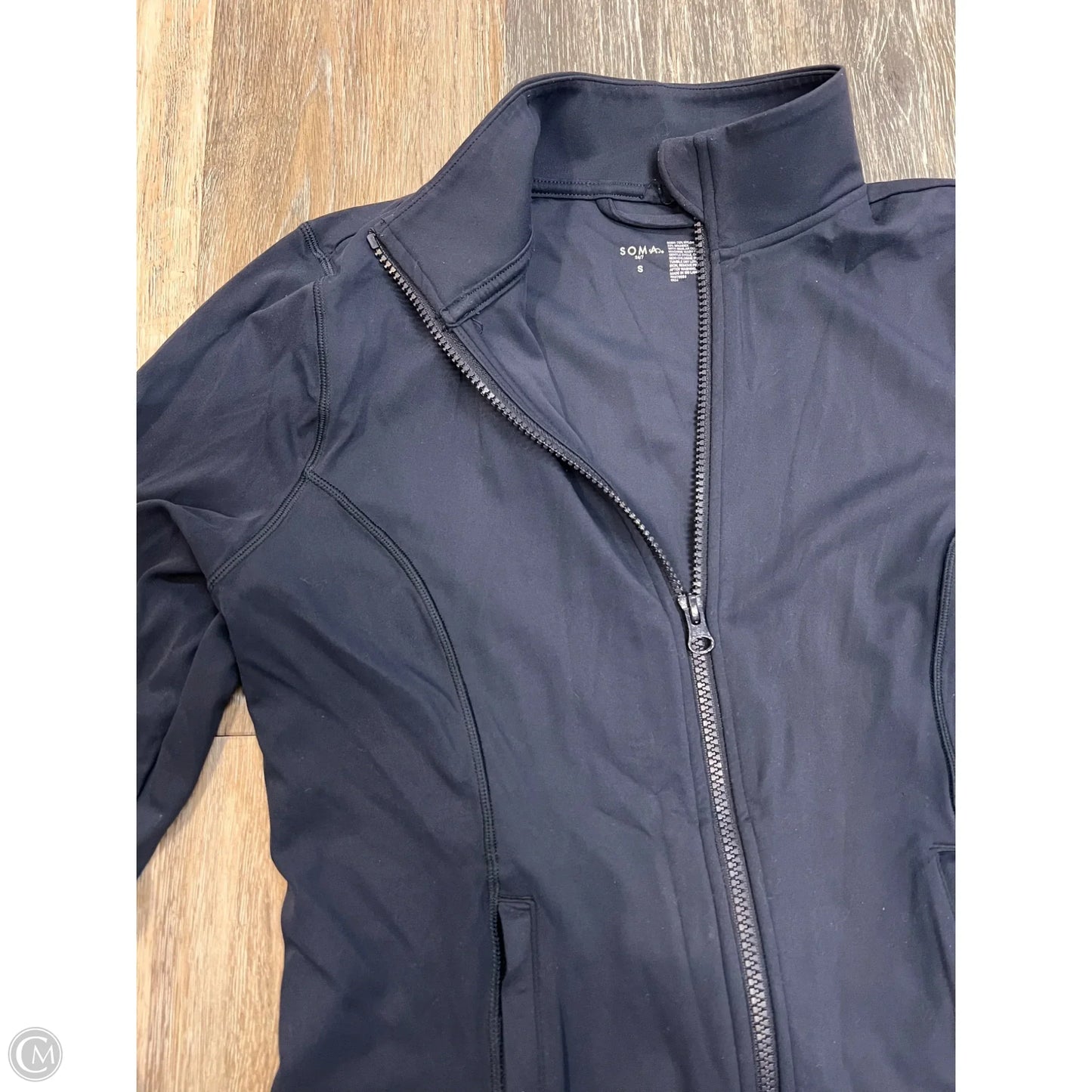 Athletic Jacket By Soma In Blue, Size: S