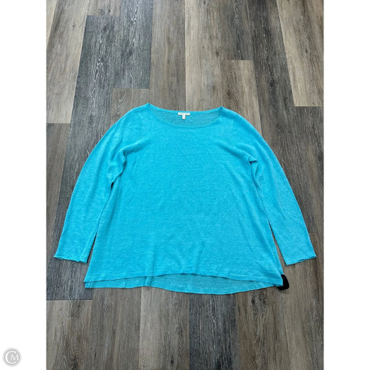 Sweater By Eileen Fisher In Blue, Size: Xl
