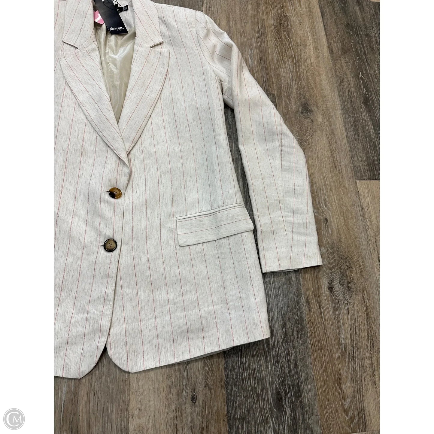 Blazer By Nasty Gal In Cream, Size: 6