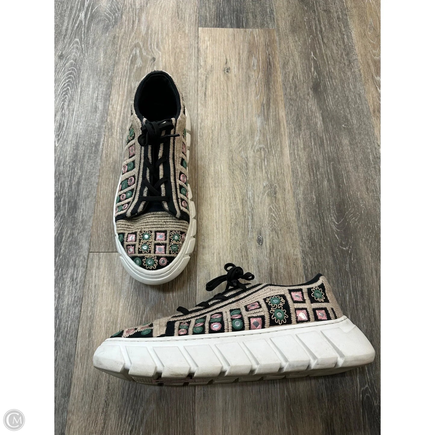 Shoes Athletic By Free People In Tan, Size: 10