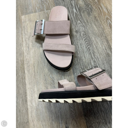 Sandals Flats By Sorel In Pink, Size: 7.5