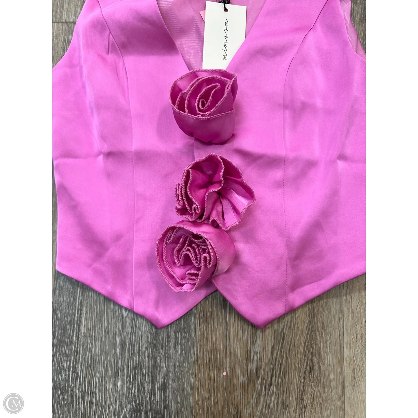 Top Sleeveless By Mimosa In Pink, Size: S