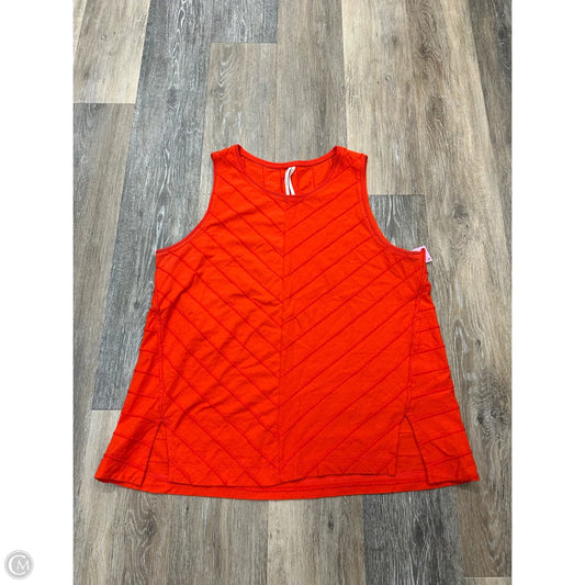 Tank Top By Anthropologie In Orange, Size: L