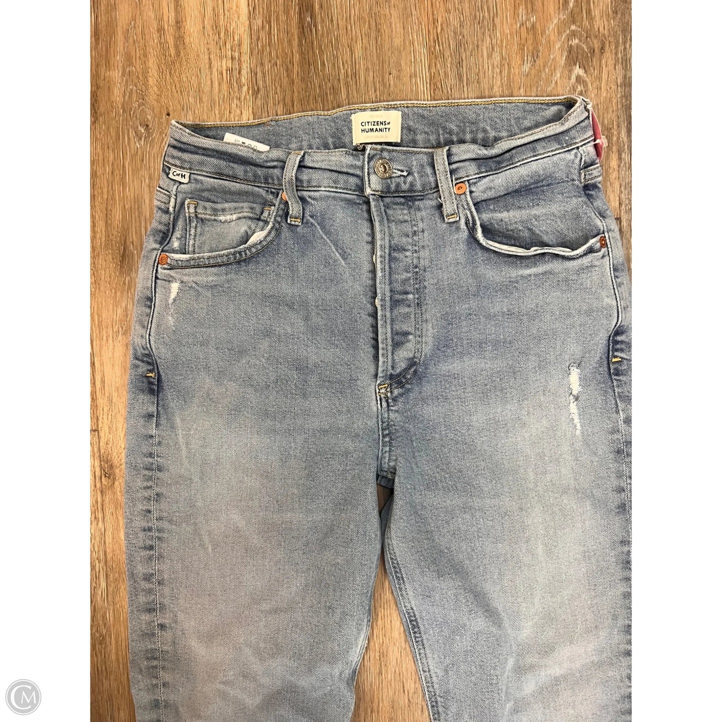 Jeans Straight By Citizens Of Humanity In Blue Denim, Size: 4/27