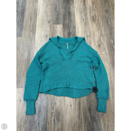 Sweater By Free People In Teal, Size: Xs