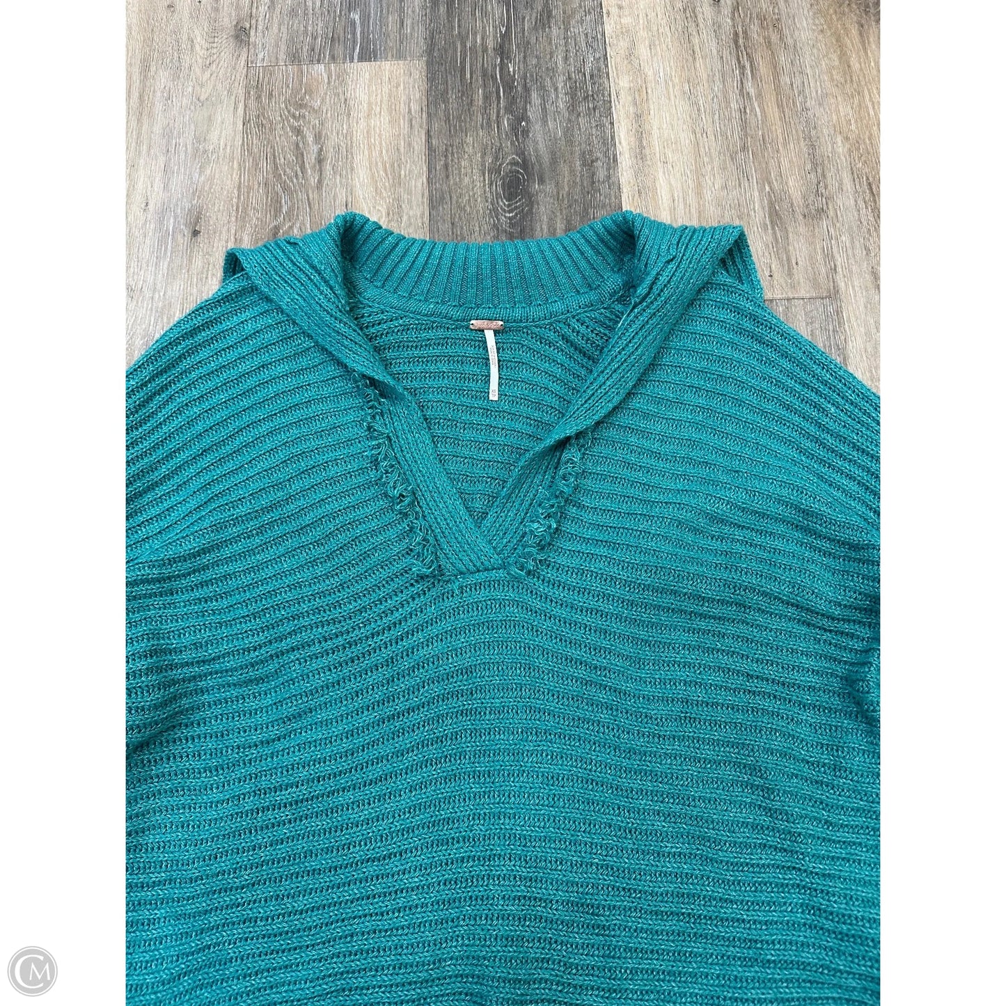 Sweater By Free People In Teal, Size: Xs