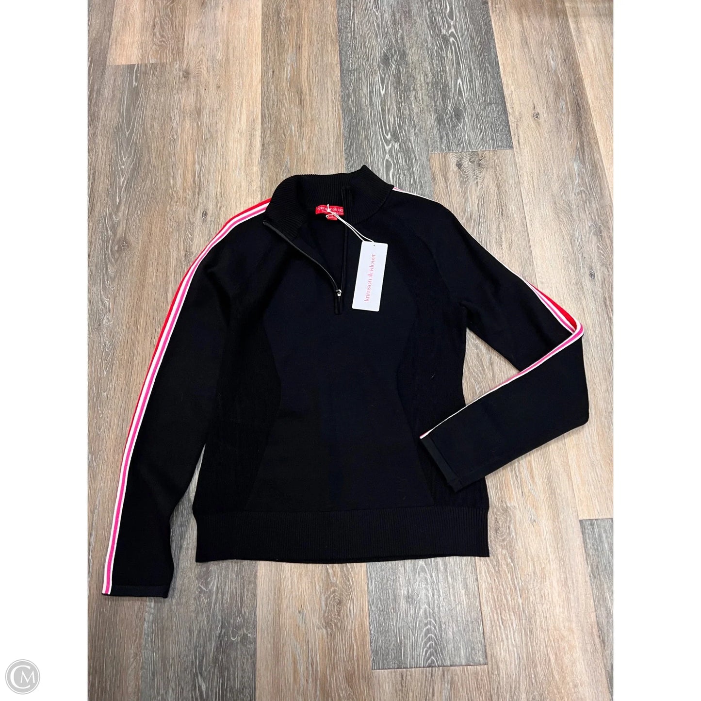 Sweater By Krimson KLOVER In Black & Pink, Size: S