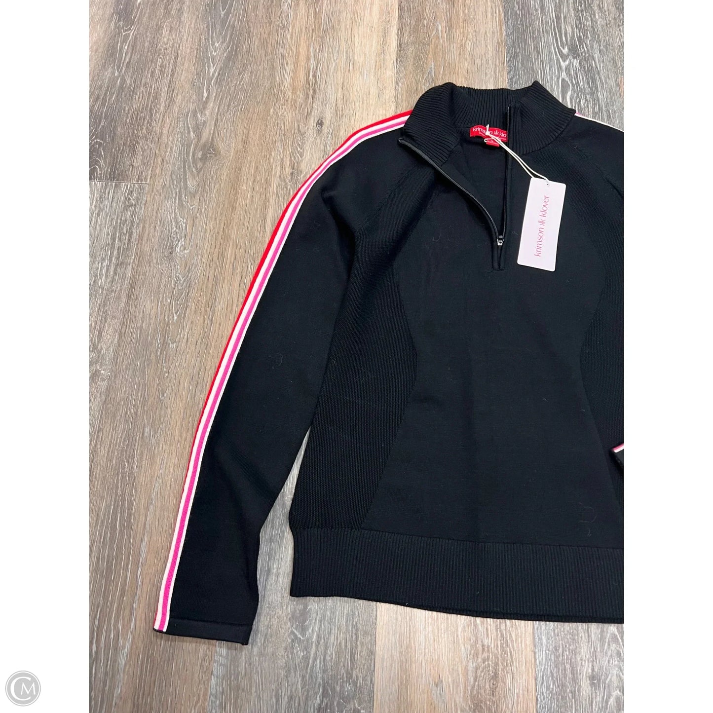 Sweater By Krimson KLOVER In Black & Pink, Size: S