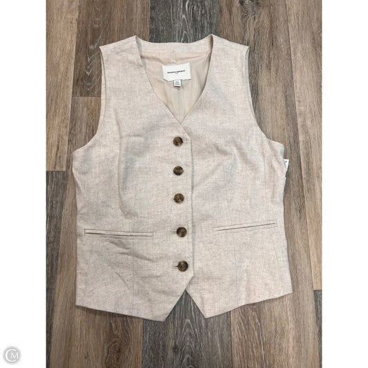 Vest Other By Banana Republic In Cream, Size: Xs