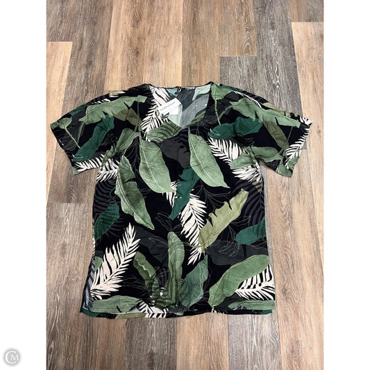 Swimwear Cover-up By Jantzen In Tropical Print, Size: M