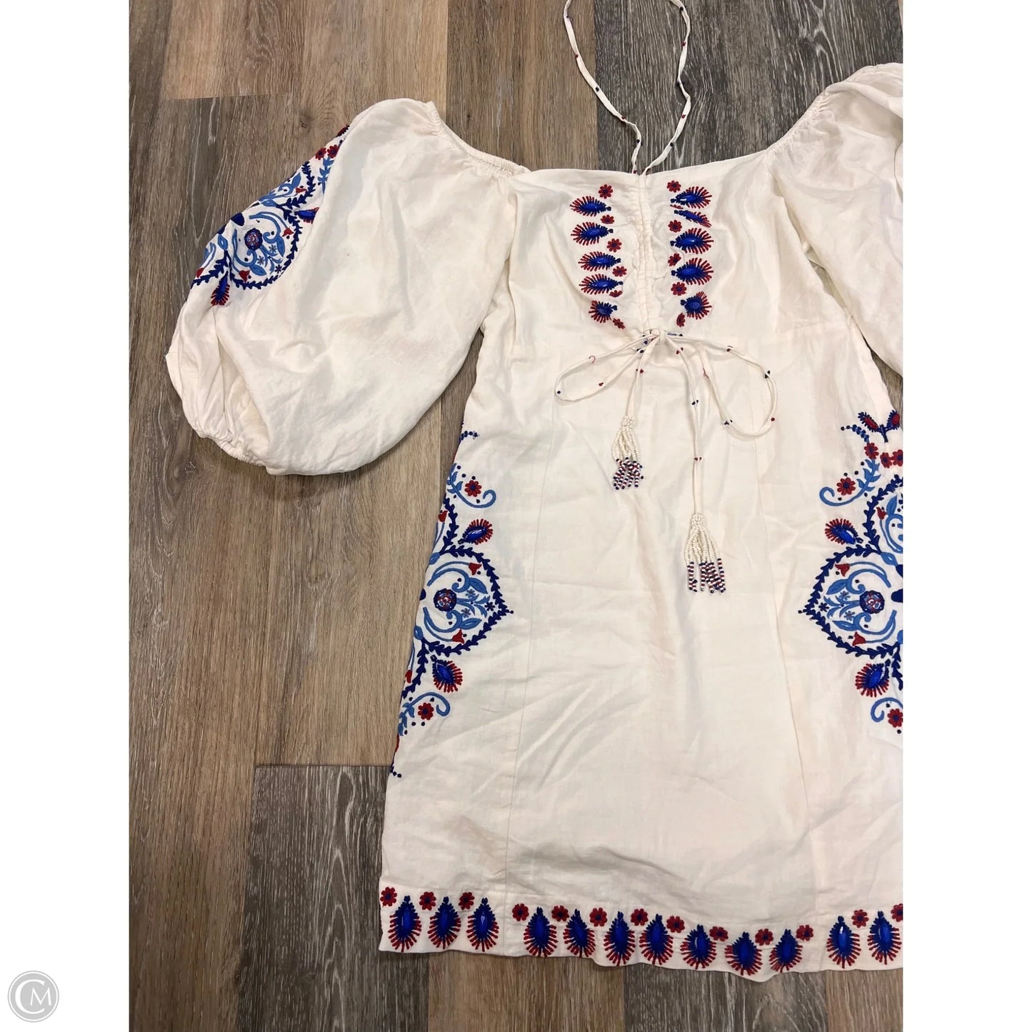 Dress Designer By Farm Rio In White, Size: S