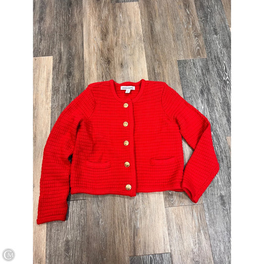 Sweater Cardigan By Amazon Essentials In Red, Size: M