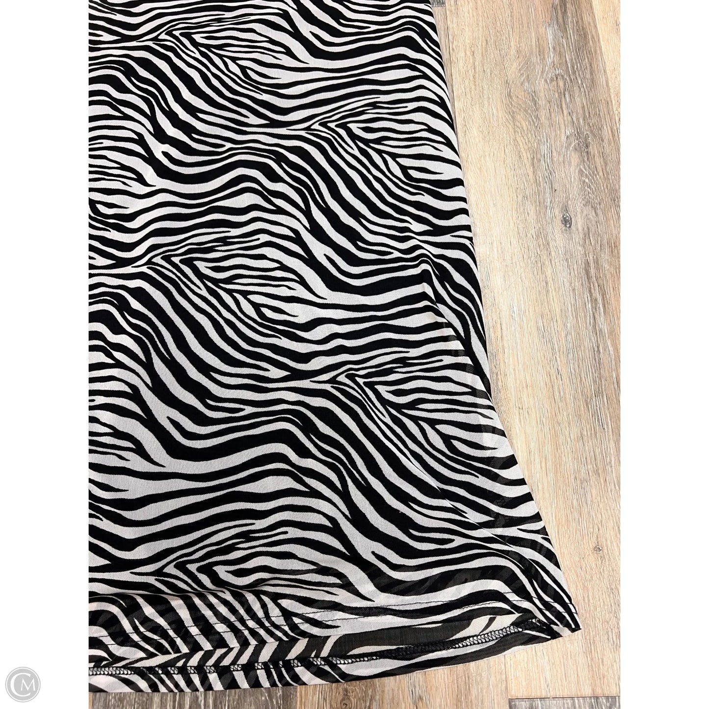 Dress Party Long By Princess Polly In Zebra Print, Size: 8