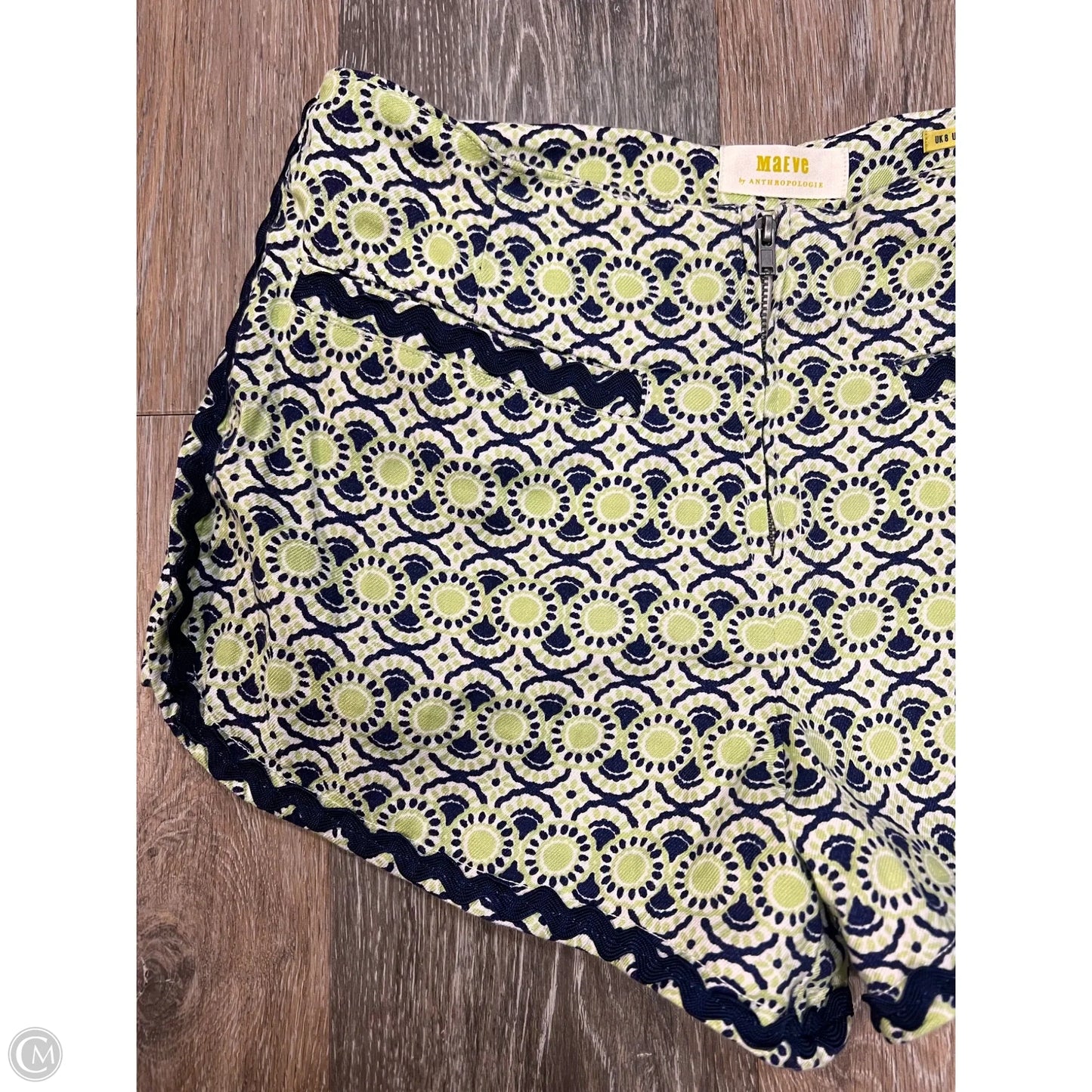 Shorts By Maeve In Blue & Green, Size: 4