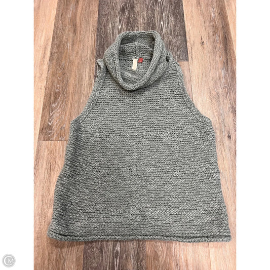 Sweater Short Sleeve By Pilcro In Grey, Size: M