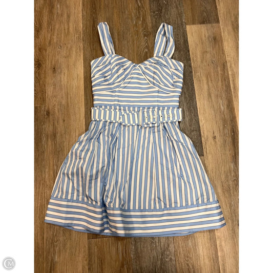 Dress Party Short By Rebecca Vallance In Striped Pattern, Size: 4