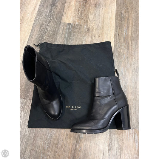Boots Ankle Heels By Rag And Bone In Black, Size: 9