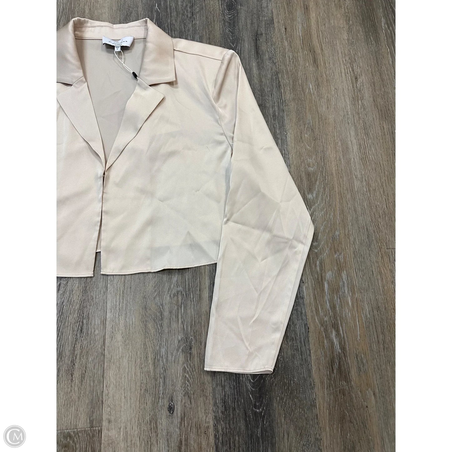 Blouse Long Sleeve By L’academie In Cream, Size: M