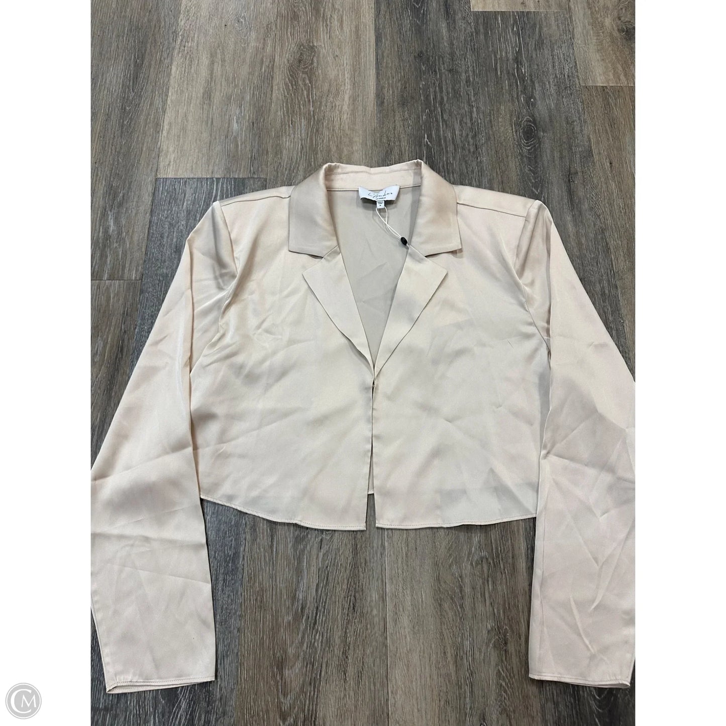 Blouse Long Sleeve By L’academie In Cream, Size: M