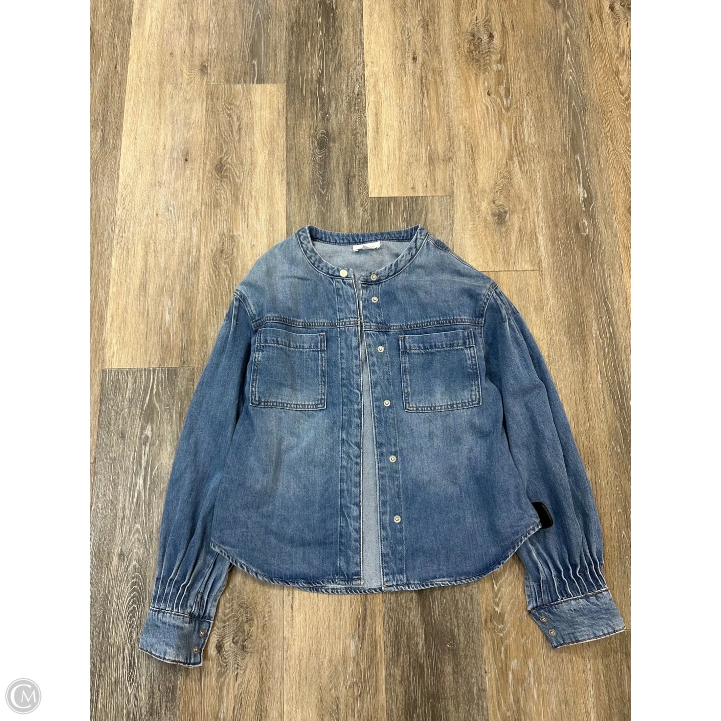 Jacket Denim By Evereve In Blue Denim, Size: Xs