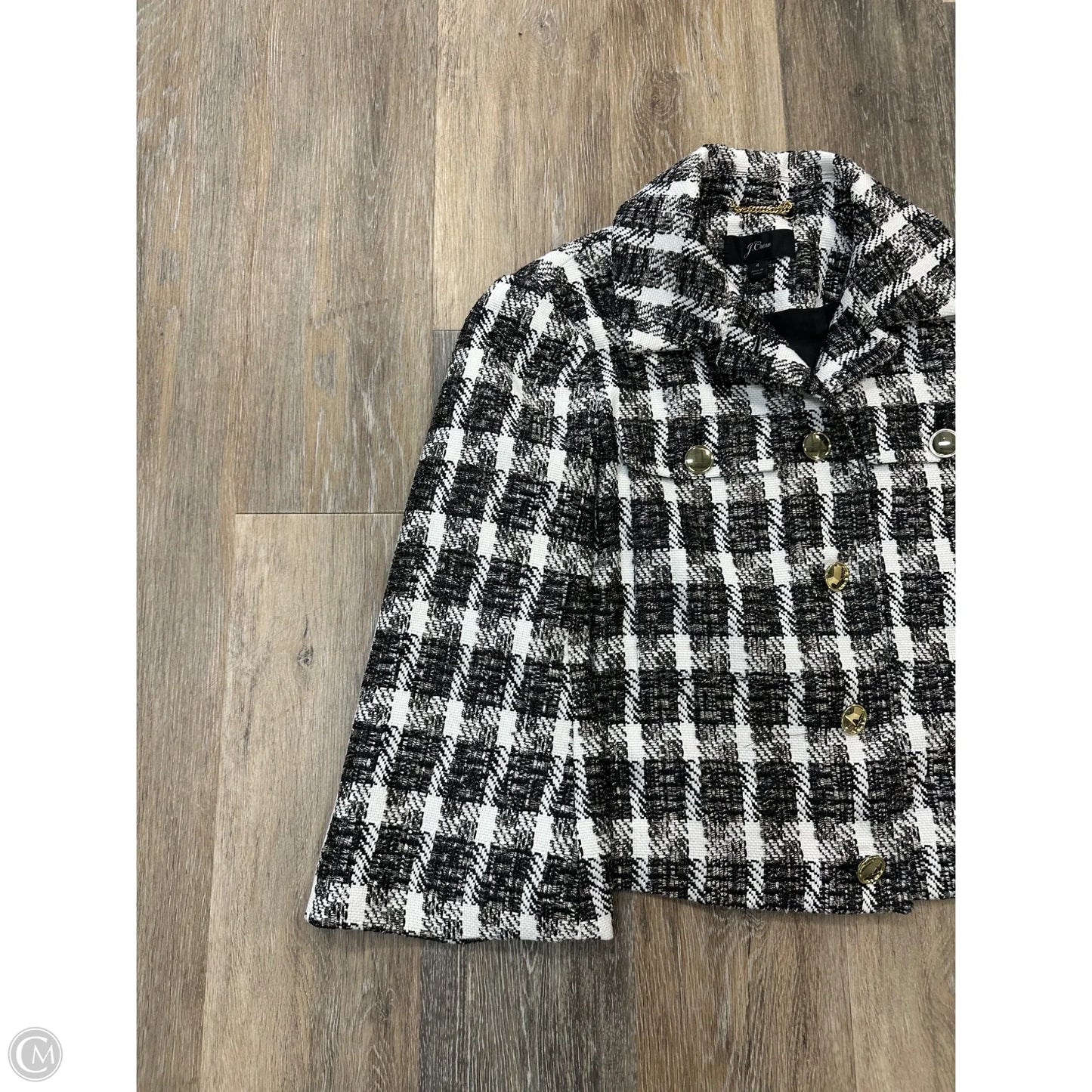 Blazer By J. Crew In Black & White, Size: 4