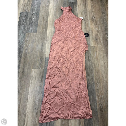 Dress Casual Maxi By Lulus In Rose Gold, Size: L