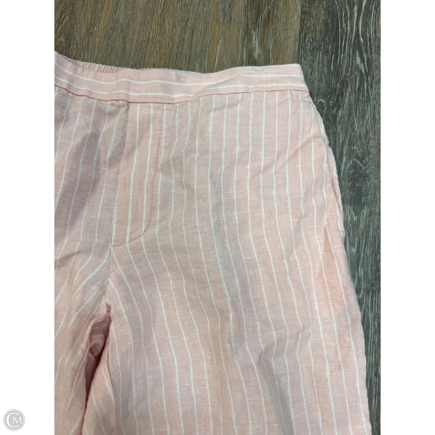 Pants Linen By Madewell In Pink, Size: Xs