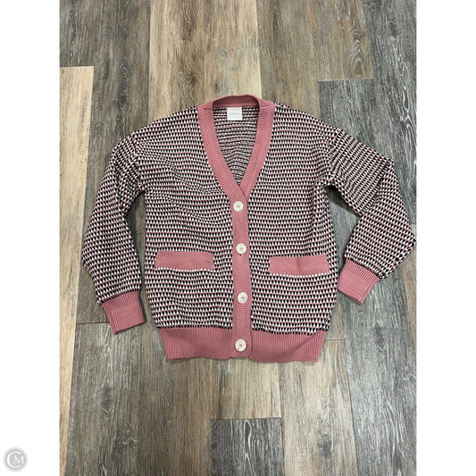 Sweater Cardigan By Varley In Pink, Size: Xs