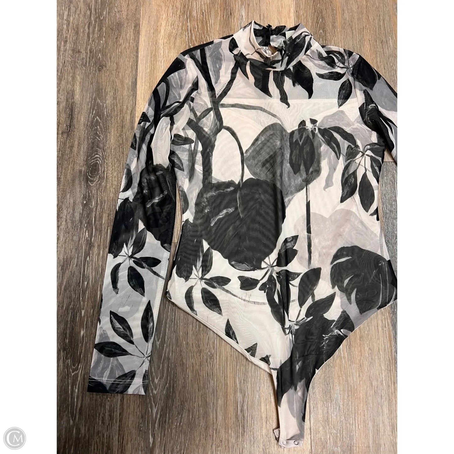 Bodysuit Designer By All Saints In Grey, Size: 6