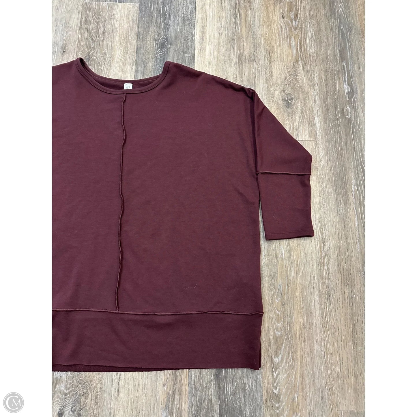 Top Long Sleeve By Spanx In Purple, Size: L