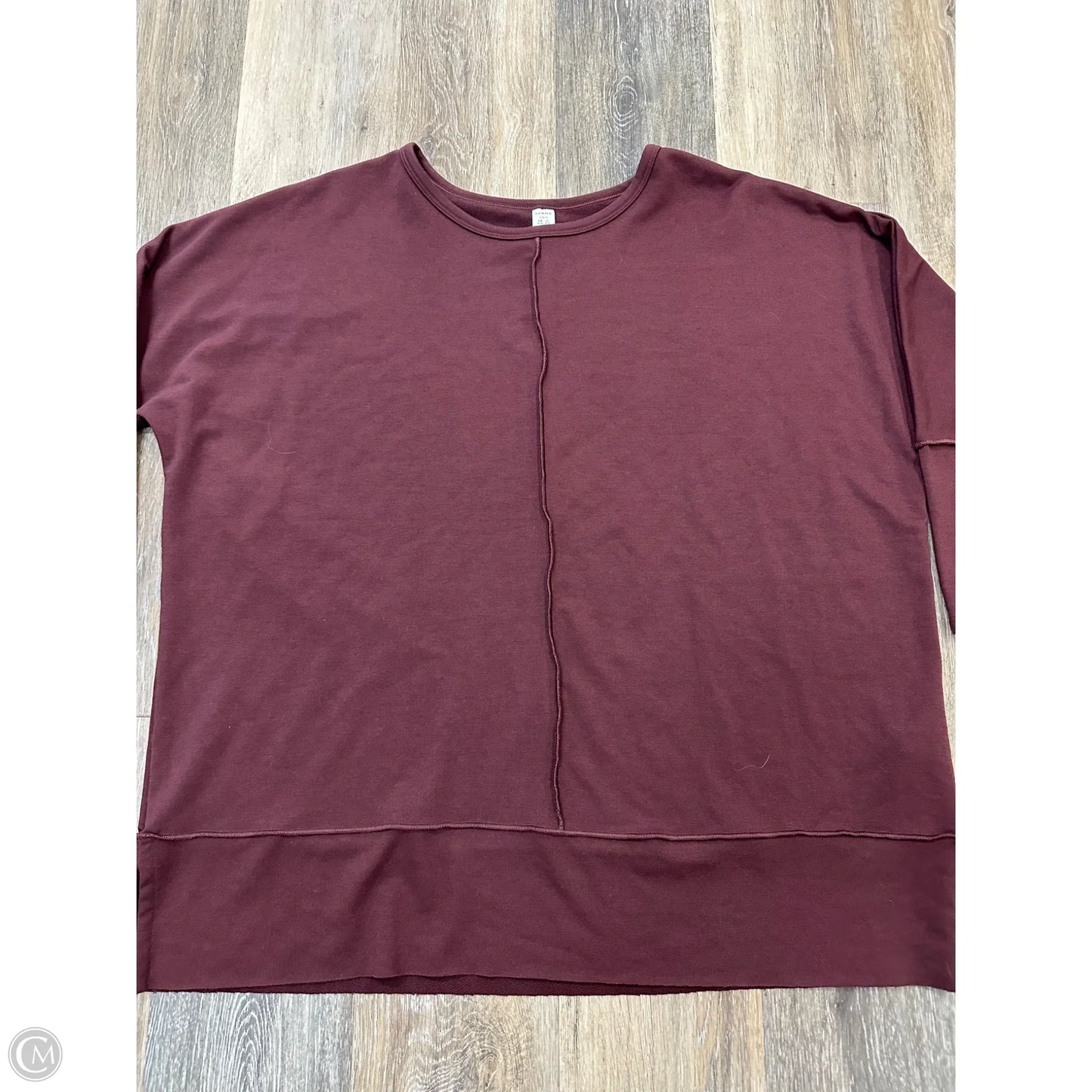 Top Long Sleeve By Spanx In Purple, Size: L
